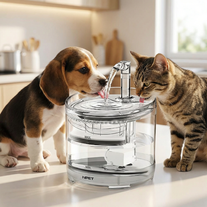 Fuente Automática de Agua para Mascotas 1.8L