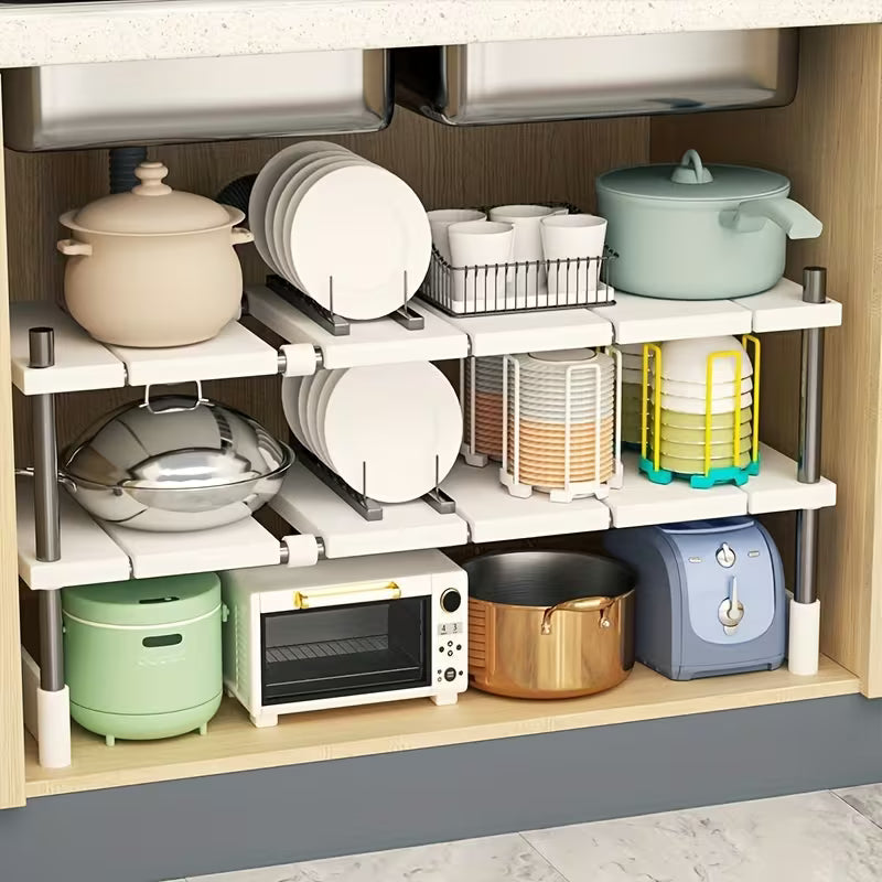 Organizador Expandible para Cocina y Baño – Más espacio sin obras